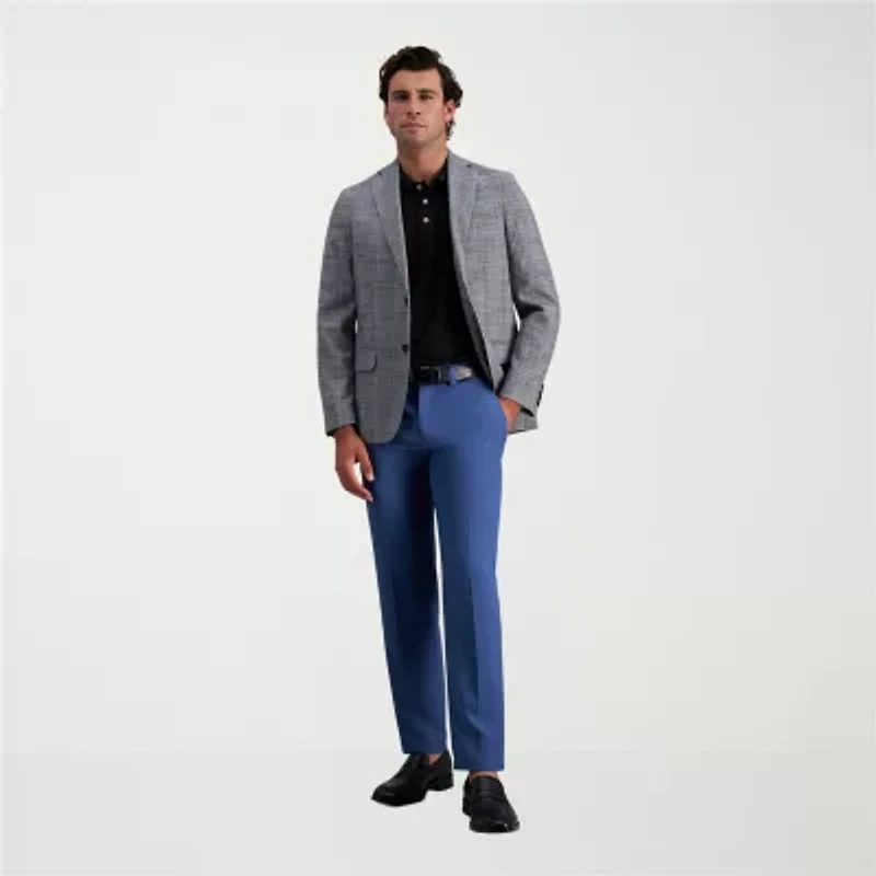 Haggar Mens Straight Fit Flat Front Pant