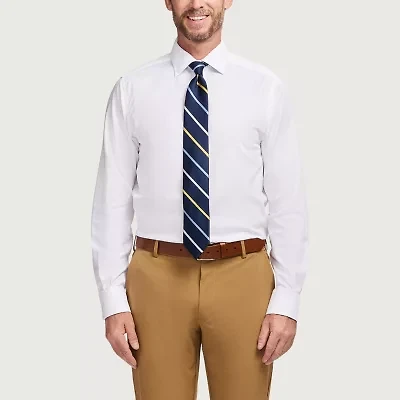 IZOD Royal Textured Mens Easy Care Wrinkle Free Long Sleeve Dress Shirt
