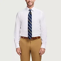 IZOD Royal Textured Mens Easy Care Wrinkle Free Long Sleeve Dress Shirt