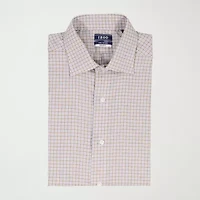 IZOD Royal Textured Mens Regular Fit Easy Care Wrinkle Free Long Sleeve Dress Shirt