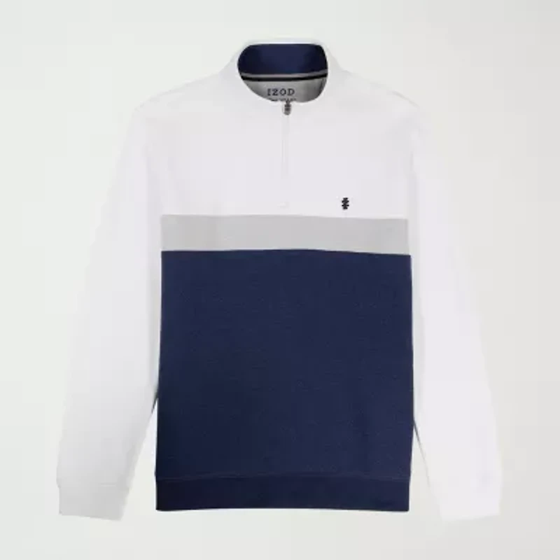 IZOD Advantage Performance Mens Long Sleeve Quarter-Zip Pullover