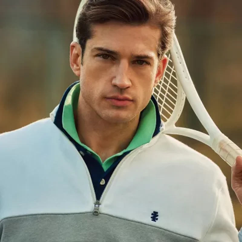 IZOD Advantage Performance Mens Long Sleeve Quarter-Zip Pullover