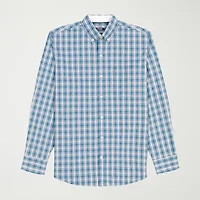 IZOD Performance Comfort Mens Long Sleeve Classic Fit Big and Tall Button-Down Shirt