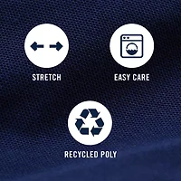 IZOD Performance Comfort Mens Long Sleeve Classic Fit Big and Tall Button-Down Shirt