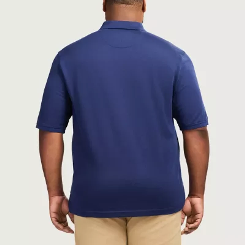 IZOD Advantage Performance Big and Tall Mens Classic Fit Short Sleeve Polo Shirt