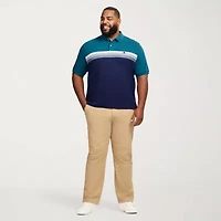 IZOD Advantage Performance Big and Tall Mens Classic Fit Short Sleeve Polo Shirt