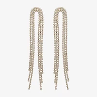 Bijoux Bar Gold Tone Womens Glass Drop Earrings