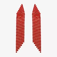 Bijoux Bar Gold Tone Womens Glass Drop Earrings