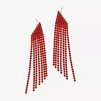 Bijoux Bar Gold Tone Womens Glass Drop Earrings