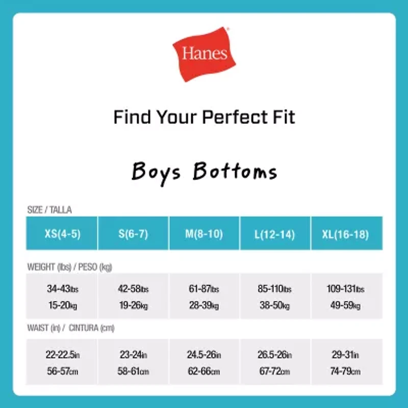 Hanes Ultimate Little & Big Boys 5 Pack Boxer Briefs