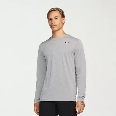 Nike Mens Crew Neck Long Sleeve Quick Dry Active T-Shirt