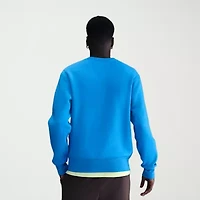 Nike Club Mens Crew Neck Long Sleeve Big and Tall Sweatshirt