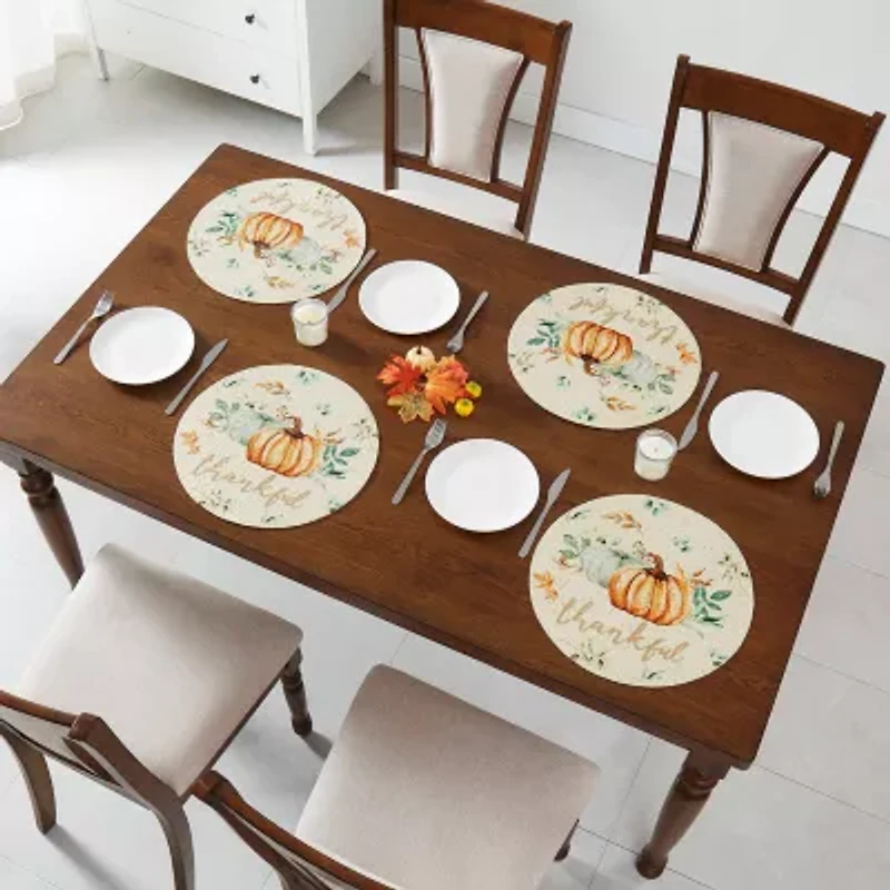 Avanti Grateful Patch 4-pc. Round Placemat