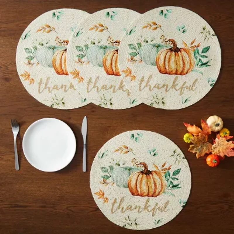 Avanti Grateful Patch 4-pc. Round Placemat