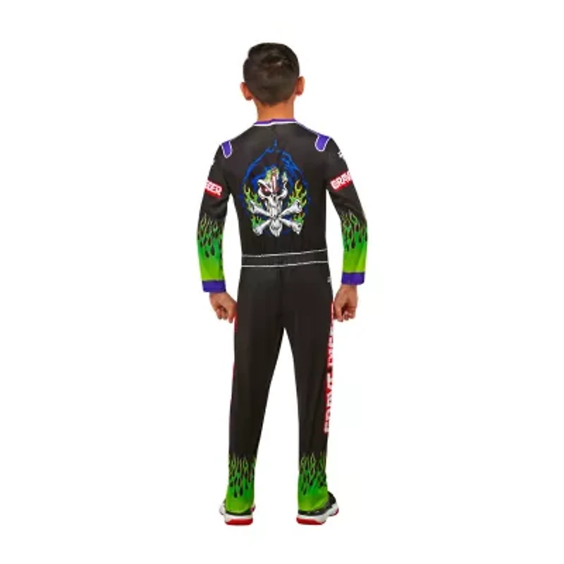 Little & Big Kid Boys Grave Digger Monster Jam 2-pc. Costume