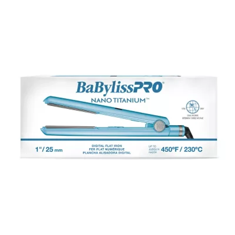 BaByliss Nano Titanium 1" Flat Iron