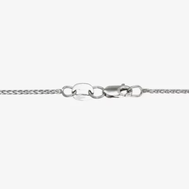 Womens 14K Gold 16 Inch Wheat Chain Necklace
