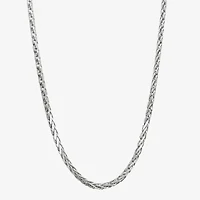Womens 14K Gold 16 Inch Wheat Chain Necklace
