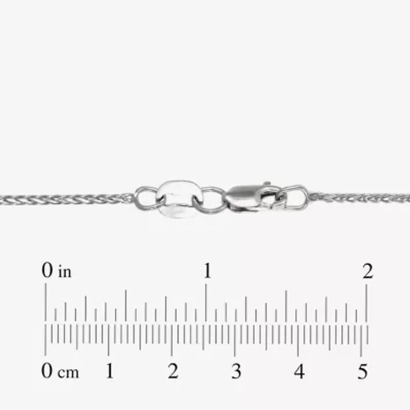 Womens 14K Gold 16 Inch Wheat Chain Necklace