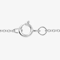 Yes Please! Womens Lab Created Blue Sapphire Sterling Silver 18 Inch Pendant Necklace