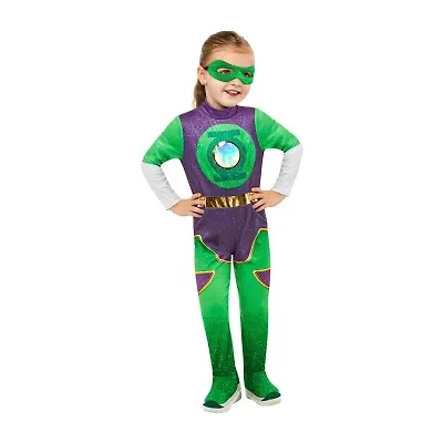 Toddler Girls League Of Super Pets Green Lantern DC Comics 2-pc. Costume