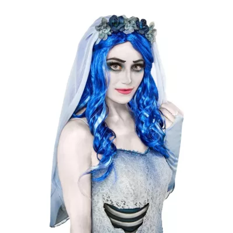 Womens The Corpse Bride Wig Costume Accessory