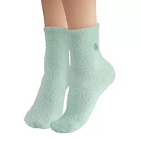 Earth Therapeutics Green & Multi Colored Aloe Moisturizing Socks