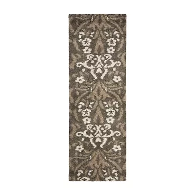 Safavieh Shag Collection Tristen Floral Runner Rug