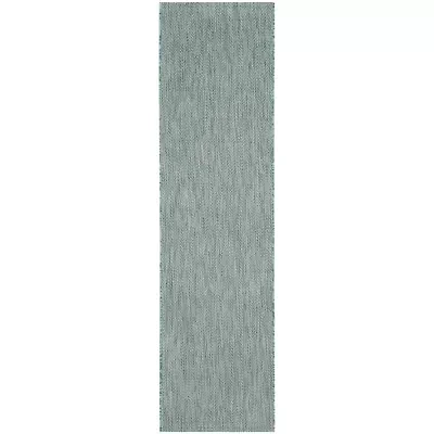 Safavieh Courtyard Collection Katelyn Geometric Indoor/Outdoor Runner Rug