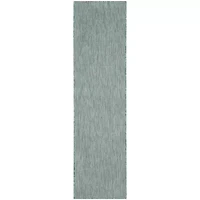 Safavieh Courtyard Collection Katelyn Geometric Indoor/Outdoor Runner Rug