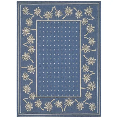 Safavieh Courtyard Collection Moema Floral Indoor/Outdoor Area Rug