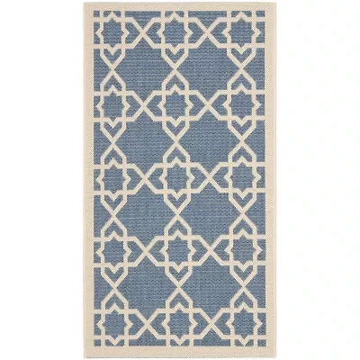 Safavieh Courtyard Collection Nicol Geometric Indoor/Outdoor Area Rug