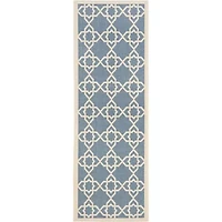Safavieh Courtyard Collection Nicol Geometric Indoor/Outdoor Runner Rug