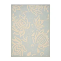 Safavieh Courtyard Collection Tarek Floral Indoor/Outdoor Area Rug