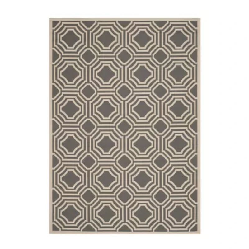 Safavieh Courtyard Collection Torma Geometric Indoor/Outdoor Area Rug
