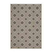 Safavieh Courtyard Collection Torma Geometric Indoor/Outdoor Area Rug