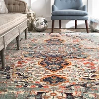 nuLoom Distressed Persian Sarita Rug
