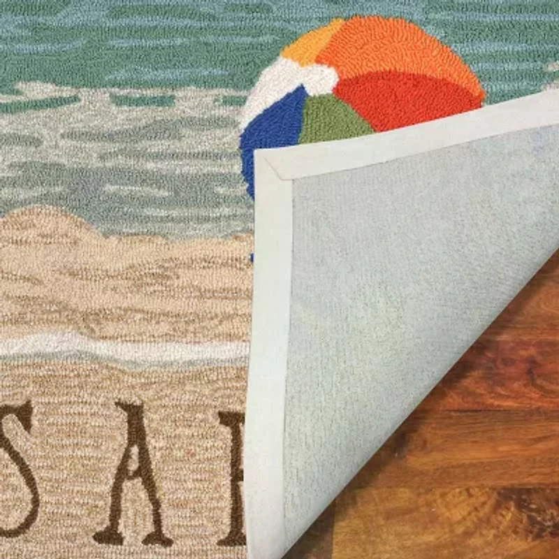 Liora Manne Frontporch Life'S A Beach Hand Tufted Rectangular Rugs