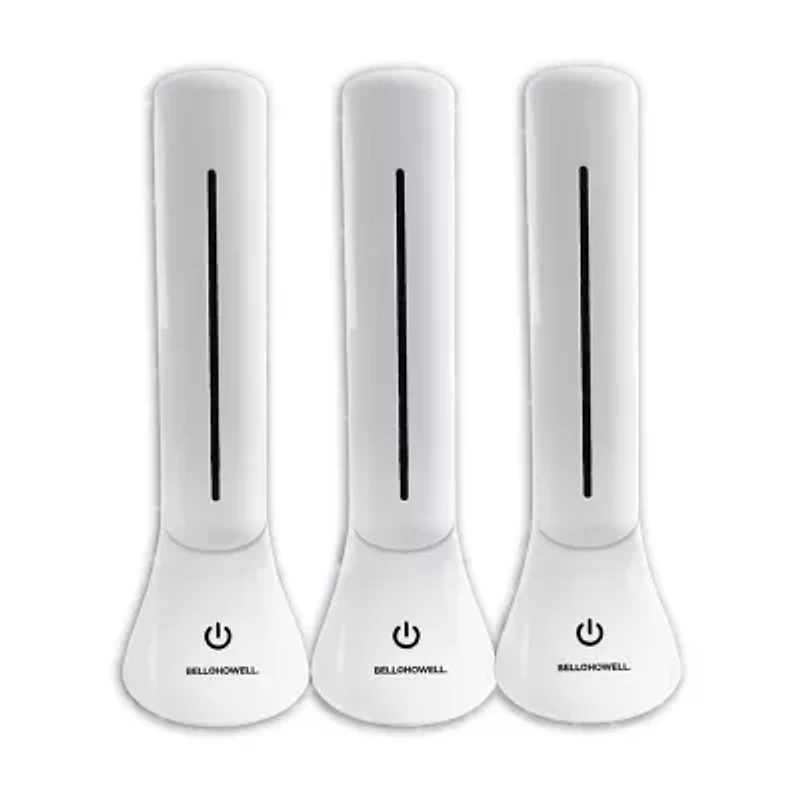 Bell + Howell Power Table Lamp with Ultra High Performance LED Lamp - 3 Pack
