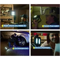 Bell + Howell Worklight 360 Waterproof Portable Heavy-Duty Dual Lighting