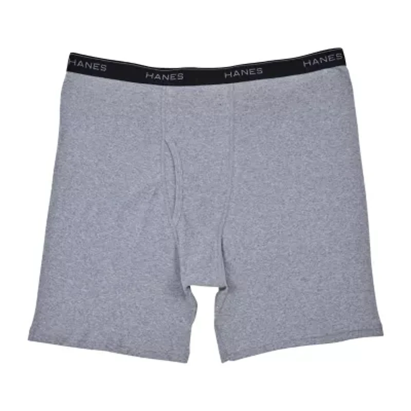 Hanes Mens Big and Tall 4 Pack Boxer Briefs 312hb-Blkgry