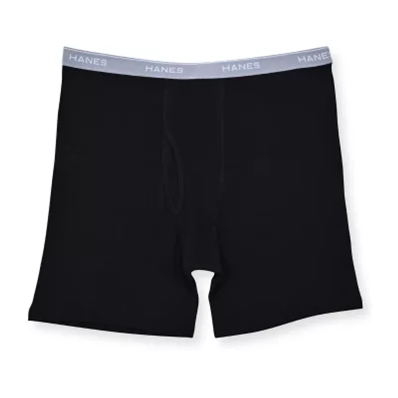 Hanes Mens Big and Tall 4 Pack Boxer Briefs 312hb-Blkgry