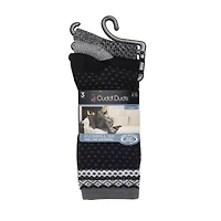 Cuddl Duds Midweight Womens 3 Pair Crew Socks