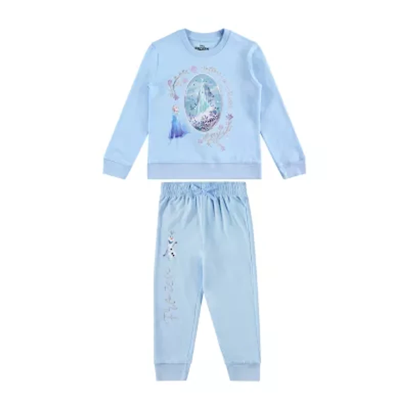 Disney Collection Little & Big Kid Girls 2-pc. Frozen Pant Set
