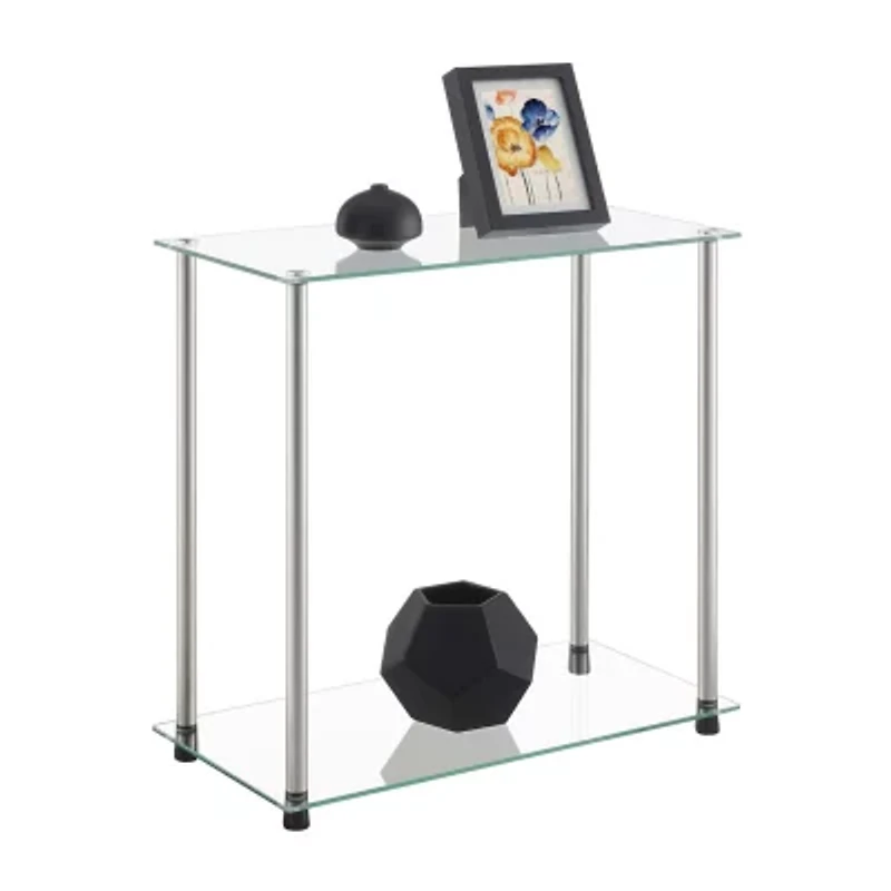 Classic Glass Glass End Table