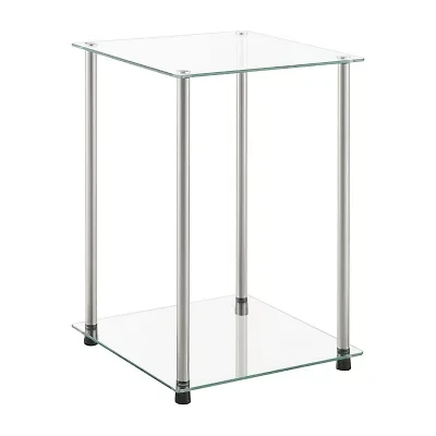 Classic Glass Glass End Table