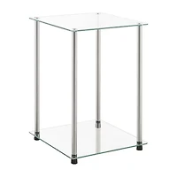 Classic Glass Glass End Table