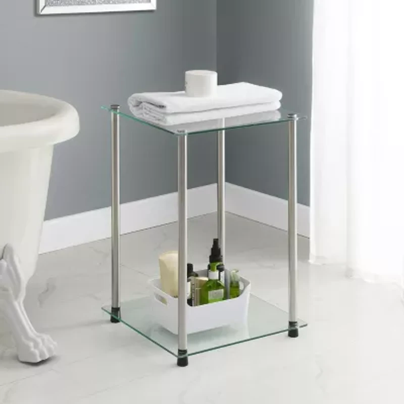 Classic Glass Glass End Table