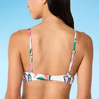 Mynah Womens Floral Bralette Bikini Swimsuit Top