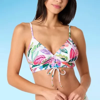 Mynah Womens Floral Bralette Bikini Swimsuit Top